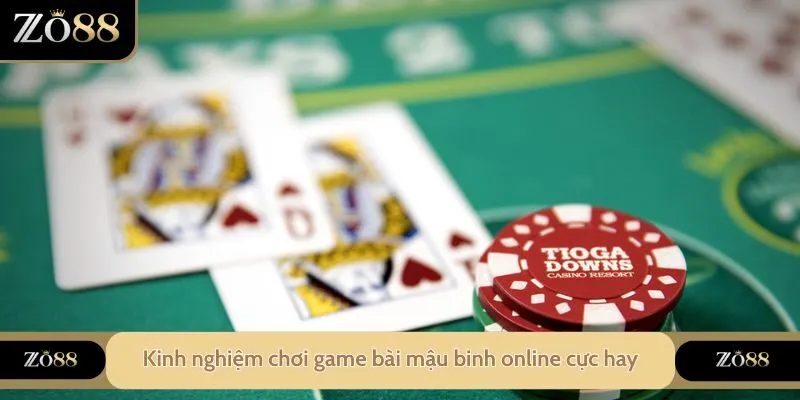 Kinh nghiệm chơi game bài mậu binh online cực hay