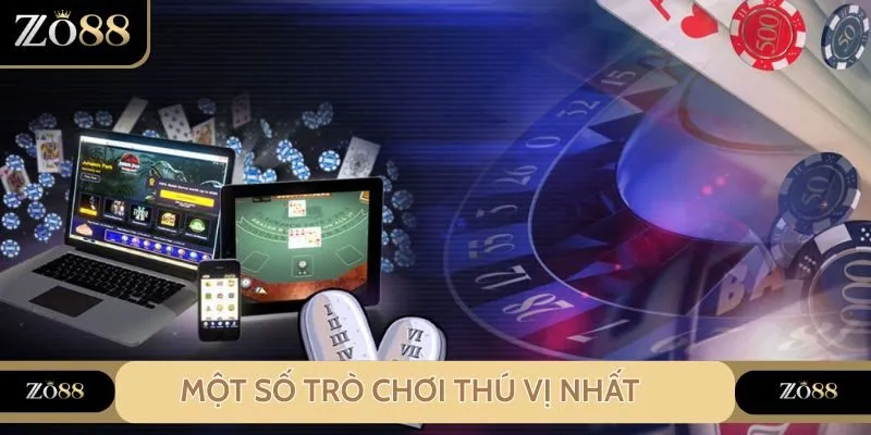 Một số trò chơi thú vị nhất của game bài